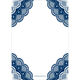 Navy Vintage Lace Invitations Image 2 of 7